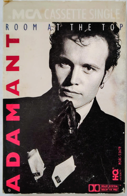 Adam Ant - "Room At The Top" - CASSETTE TAPE (Single) VG+/VG