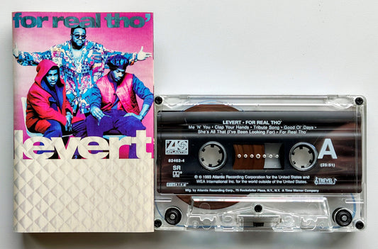 Levert - “For Real Tho” - CASSETTE TAPE VG+/VG+