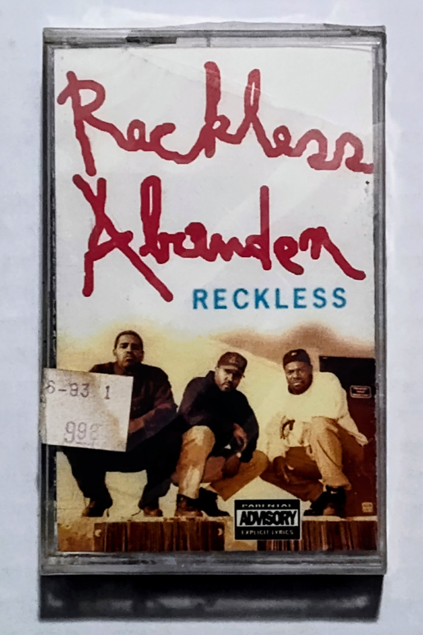 Reckless Abandon - “Reckless” - CASSETTE TAPE NM/M (Sealed; hole in cellophane)