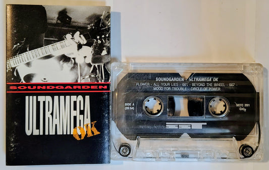 Soundgarden - "UltramegaOK" - CASSETTE TAPE VG/VG *🚨*