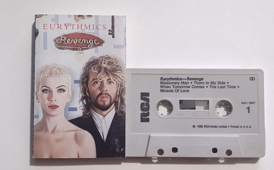 Eurythmics - "Revenge" - CASSETTE TAPE VG+/VG+