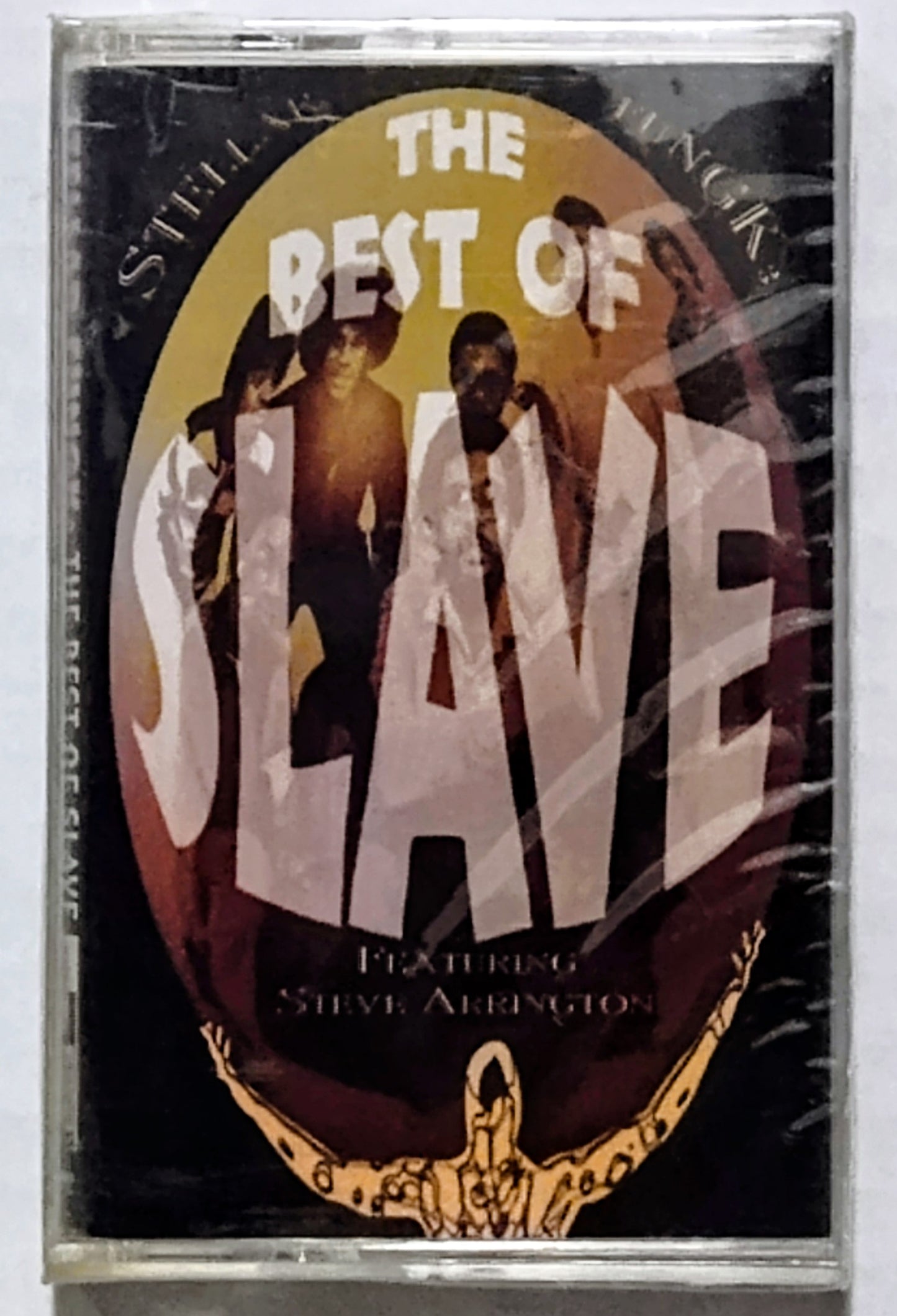 Slave Featuring Steve Arrington - “Stellar Fungk: The Best Of Slave” - CASSETTE TAPE NM/M (sealed; small crack in spine; tiny holes in cellophane)