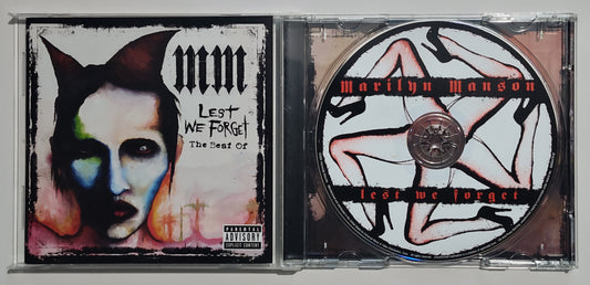 Marilyn Manson - "Lest We Forget: The Best Of" - COMPACT DISC VG/VG