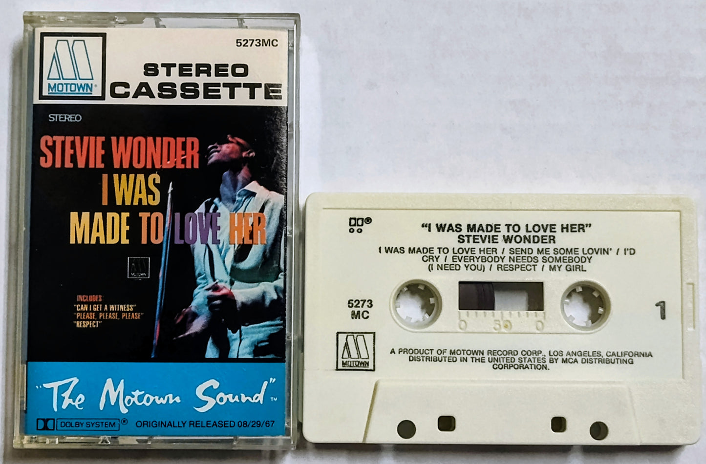 Stevie Wonder - “I Was Made To Love Her” - CASSETTE TAPE VG+/VG+