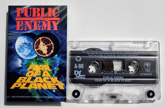Public Enemy - "Fear Of A Black Planet" - CASSETTE TAPE (DOLBY) VG+/VG+