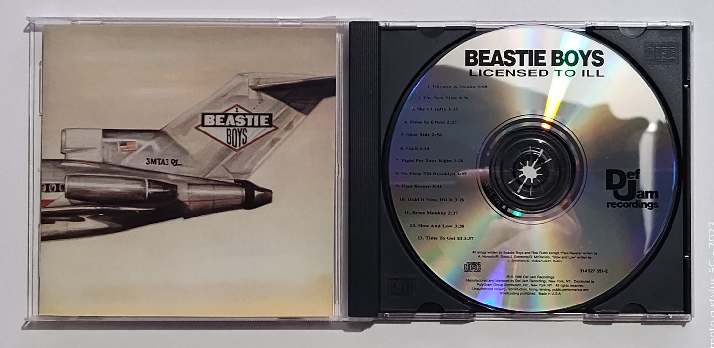 Beastie Boys - "Licensed To Ill" - COMPACT DISC VG+/VG