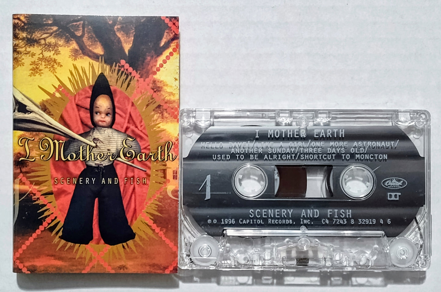 I Mother Earth - “Scenery And Fish” - CASSETTE TAPE NM/NM *🚨*