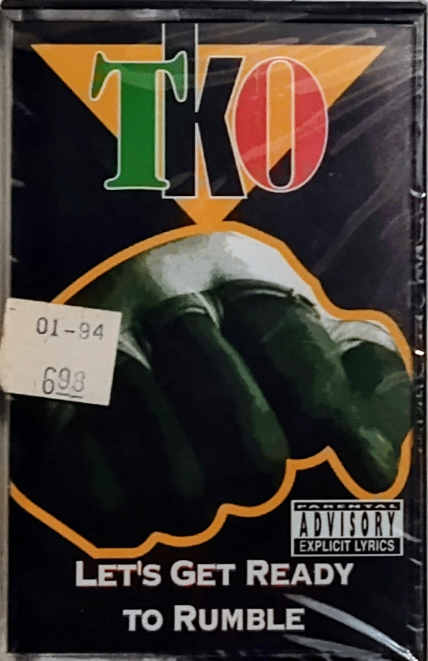 TKO - "Let's Get Ready To Rumble" - CASSETTE TAPE M/M (Sealed)