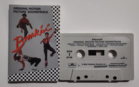 Various Artists - "Breakin' Original Motion Picture Soundtrack" - CASSETTE TAPE (DOLBY) VG+/VG+