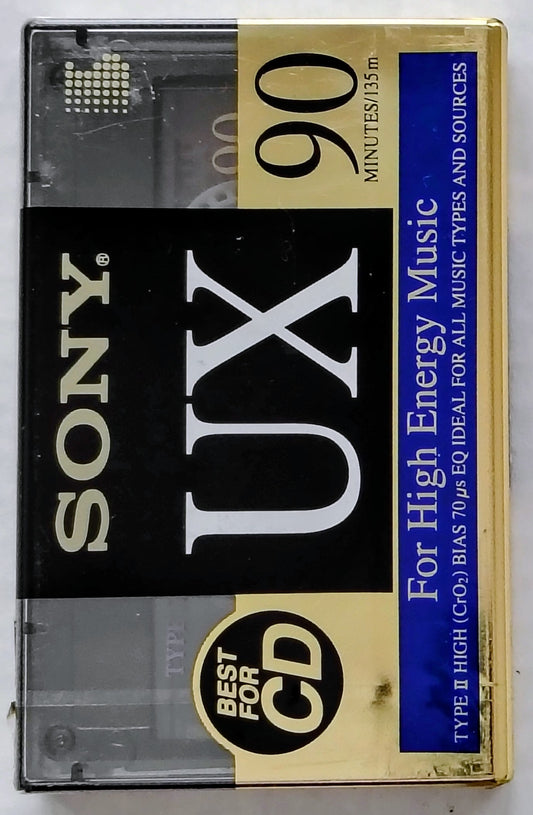 Blank - Sony Type II Chrome (90-Minute; Unique Vintage style; Sealed)