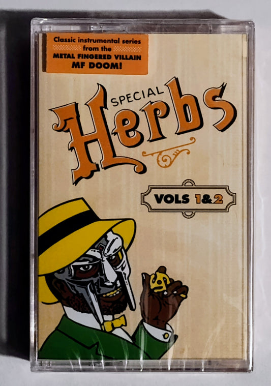 MF Doom (Metal Fingers) - "Special Herbs (Instrumentals; 5-Tape Complete Set)" - INDIE CASSETTE TAPE M/M (All Sealed) [London, England]