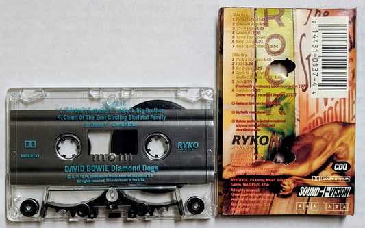 David Bowie - “Diamond Dogs” - CASSETTE TAPE VG/VG
