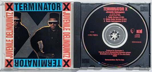 Terminator X - “Juvenile Delinquintz” - COMPACT DISC (Single) VG+/VG+