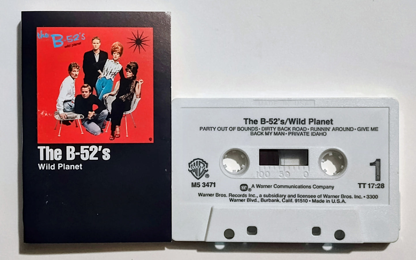 B-52's, The - "Wild Planet" - CASSETTE TAPE VG+/VG+