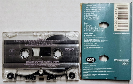David Bowie - “Hunky Dory” - CASSETTE TAPE VG+/VG