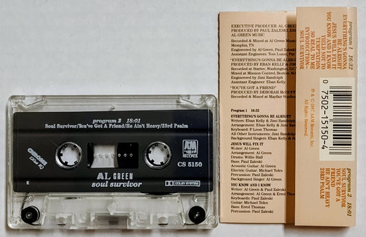 Al Green - “Soul Survivor” - CASSETTE TAPE VG+/VG+