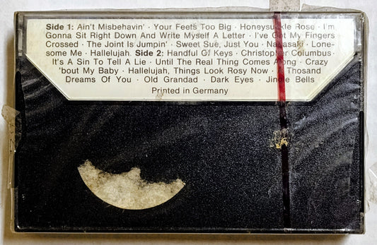 Fats Waller - “20 Golden Greats” - CASSETTE TAPE VG+/M (Sealed; shelf wear; torn cellophane)