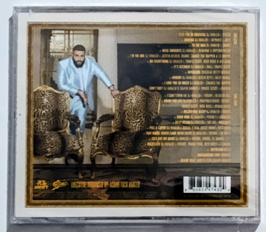 DJ Khaled - “Grateful (CLEAN Version)” - COMPACT DISC (2x) M/M (Sealed with hype sticker)