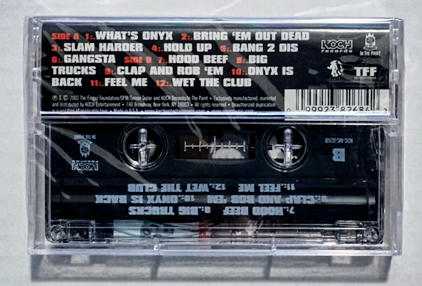 Onyx - “BACDAFUCUP PART II” - CASSETTE TAPE M/M (Sealed; small scratch on lower front of cellophane that looks like a crack)
