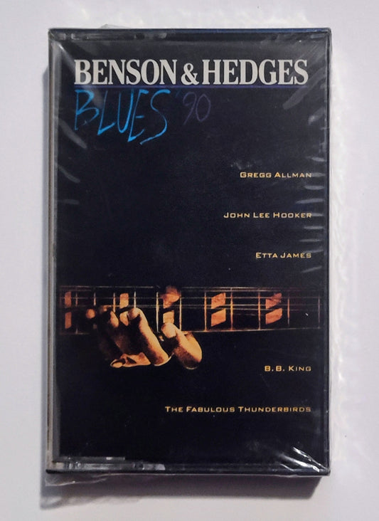 Various Artists - "Benson & Hedges Brand Cigarettes Presents This Blues Compilation That Will Get Flagged On Google" - CASSETTE TAPE NM/M (Sealed; tiny tear in seal)