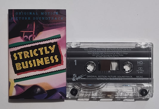 Various Artists - "Strictly Business Soundtrack" - CASSETTE TAPE (DOLBY HX PRO B NR) NM/NM