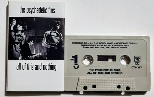 Psychedelic Furs, The - "All Of This And Nothing" - CASSETTE TAPE VG+/VG+