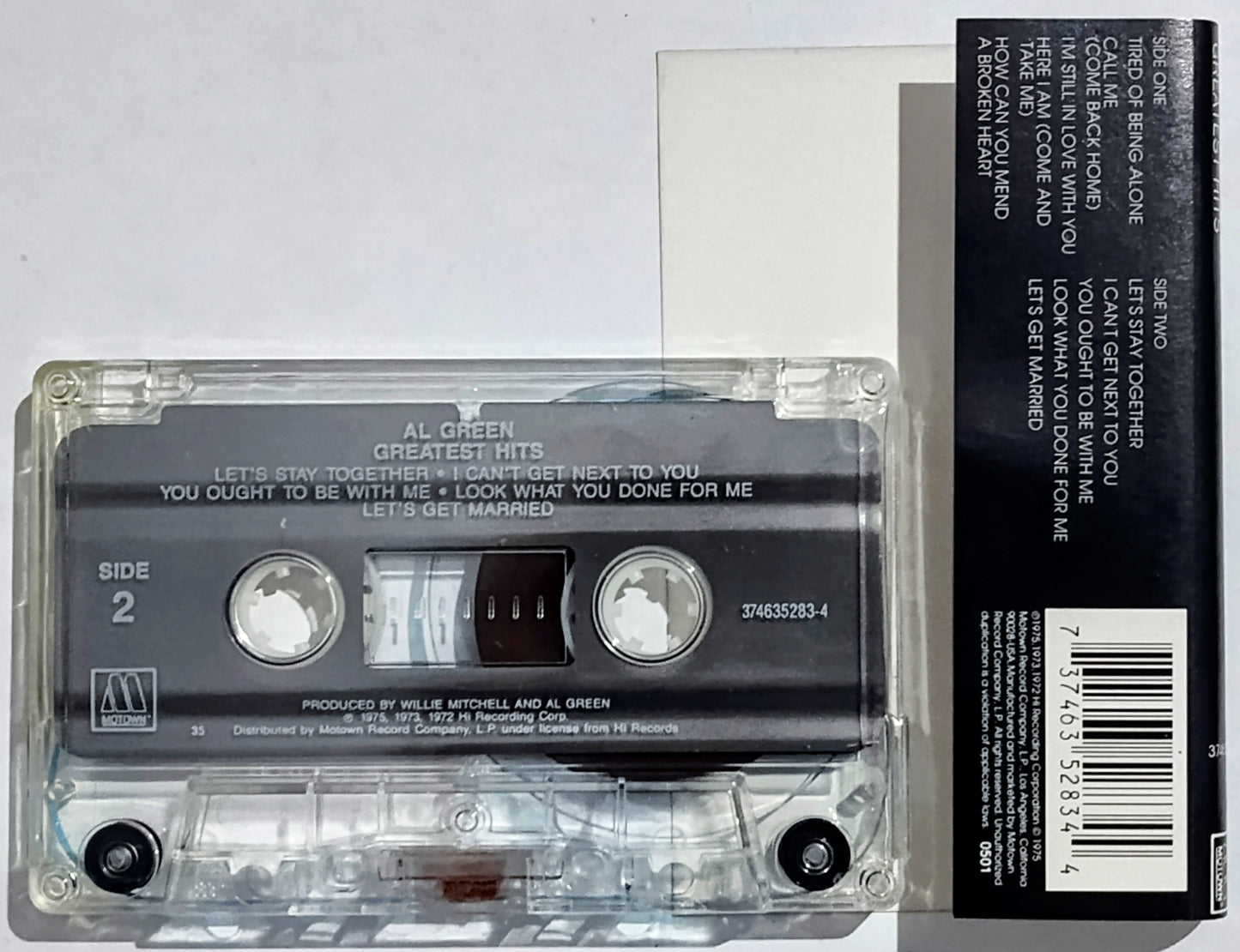 Al Green - “Greatest Hits” - CASSETTE TAPE VG+/VG+