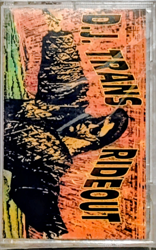 D.J. Trans - “Rideout” - CASSETTE TAPE (Maxi Single) VG+/M (Sealed; 1 inch crack in cover; 2 inch crack in back of case) [Jacksonville, FL]