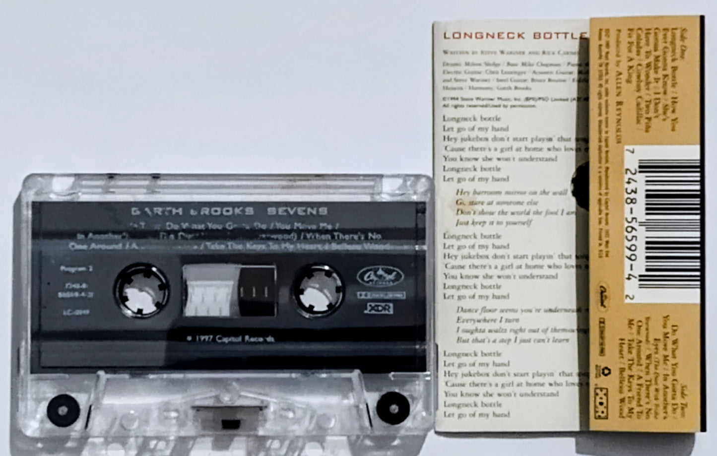 Garth Brooks - “Sevens” - CASSETTE TAPE VG/VG