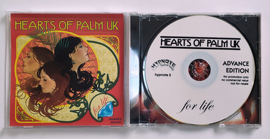 Hearts Of Palm UK - "For Life" - INDIE COMPACT DISC (Promo Copy) NM/NM