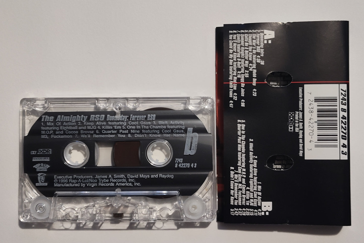 Almighty RSO, The - "DOOMSDAY: FOREVER RSO" - CASSETTE TAPE (XDR; DOLBY) VG+/VG+
