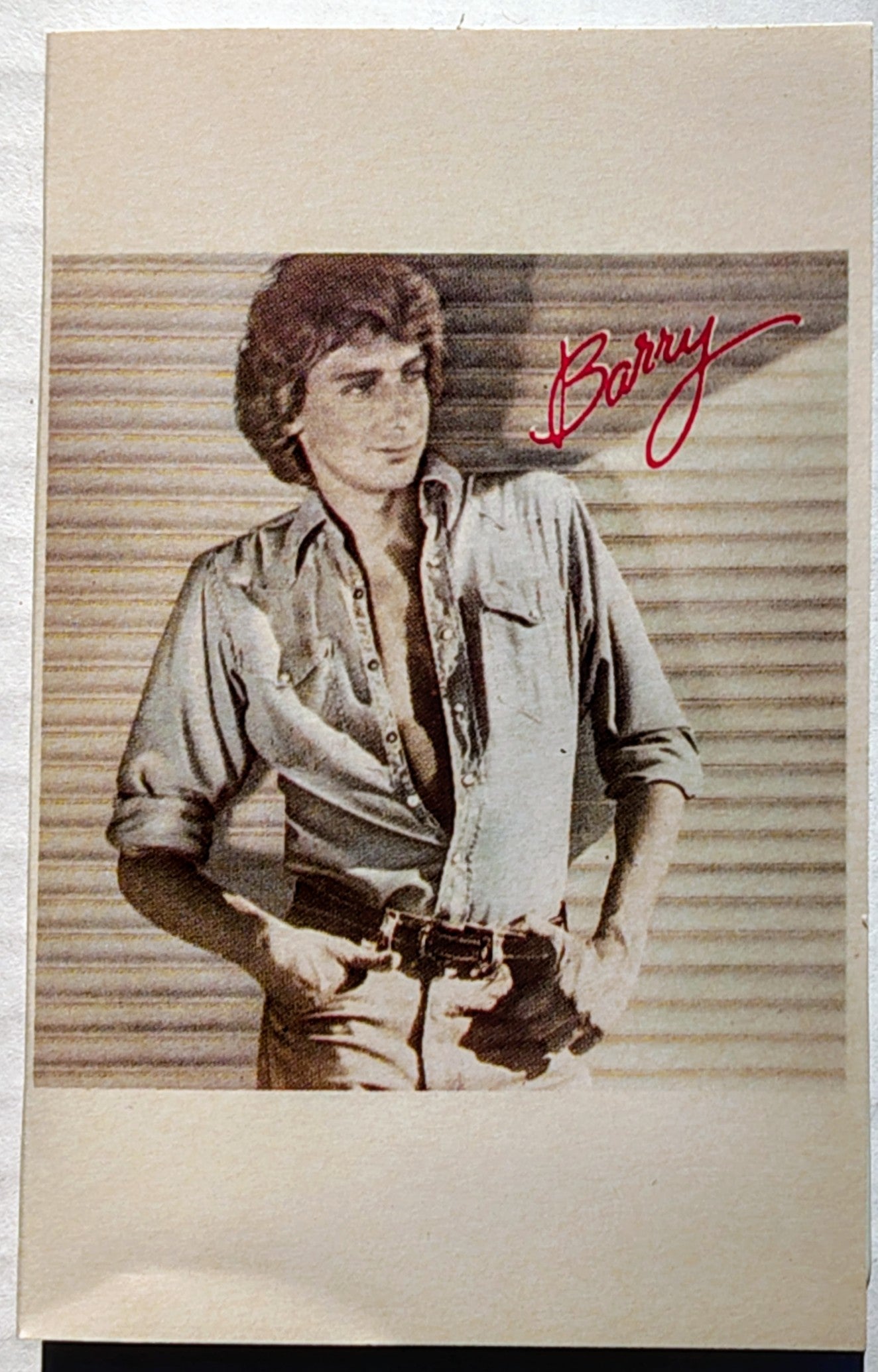 Barry Manilow - "Barry" - CASSETTE TAPE (Columbia House; Not in Discogs database) VG+/VG+