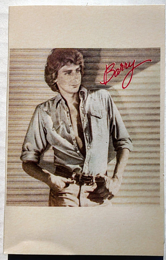 Barry Manilow - "Barry" - CASSETTE TAPE (Columbia House; Not in Discogs database) VG+/VG+
