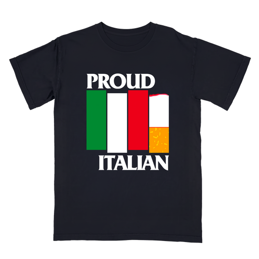 Proud Italian (Black) [Unisex By Fake Handshake]
