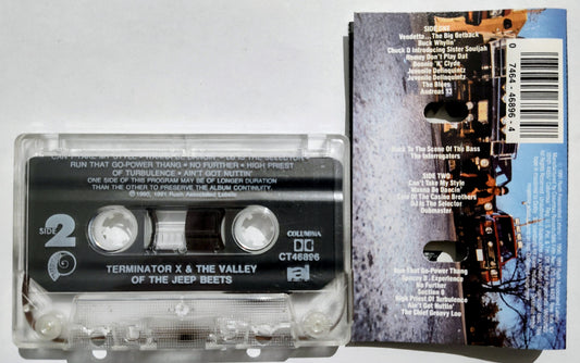Terminator X - “& The Valley Of The Jeep Beets” - CASSETTE TAPE VG+/VG+