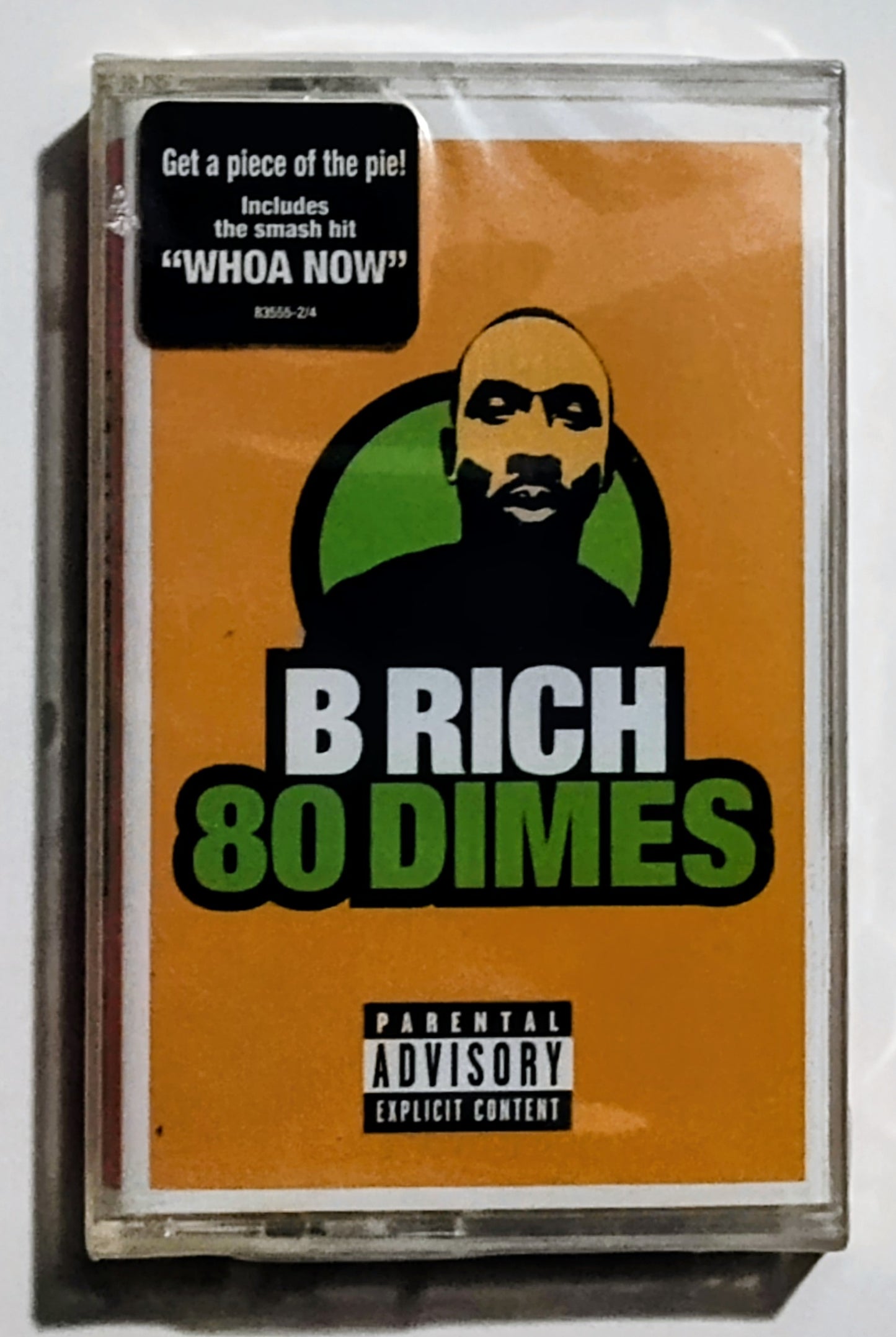 B Rich - "80 Dimes" - CASSETTE TAPE NM/M (Sealed with hype sticker; slightly lightstruck)
