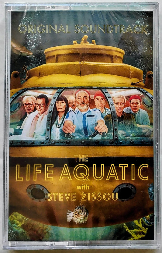 Various Artists - "The Life Aquatic With Steve Zissou Soundtrack" - CASSETTE TAPE (Italy; "Fan Club" Tape) M/M (Sealed)