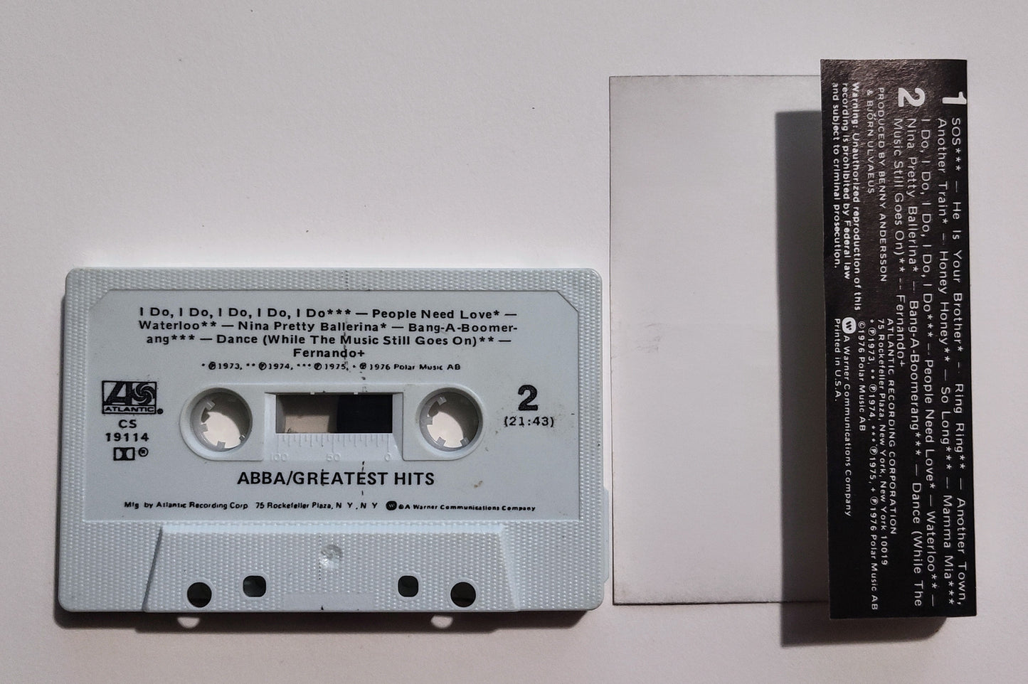 Abba - "Greatest Hits" - CASSETTE TAPE (DOLBY) VG+/VG