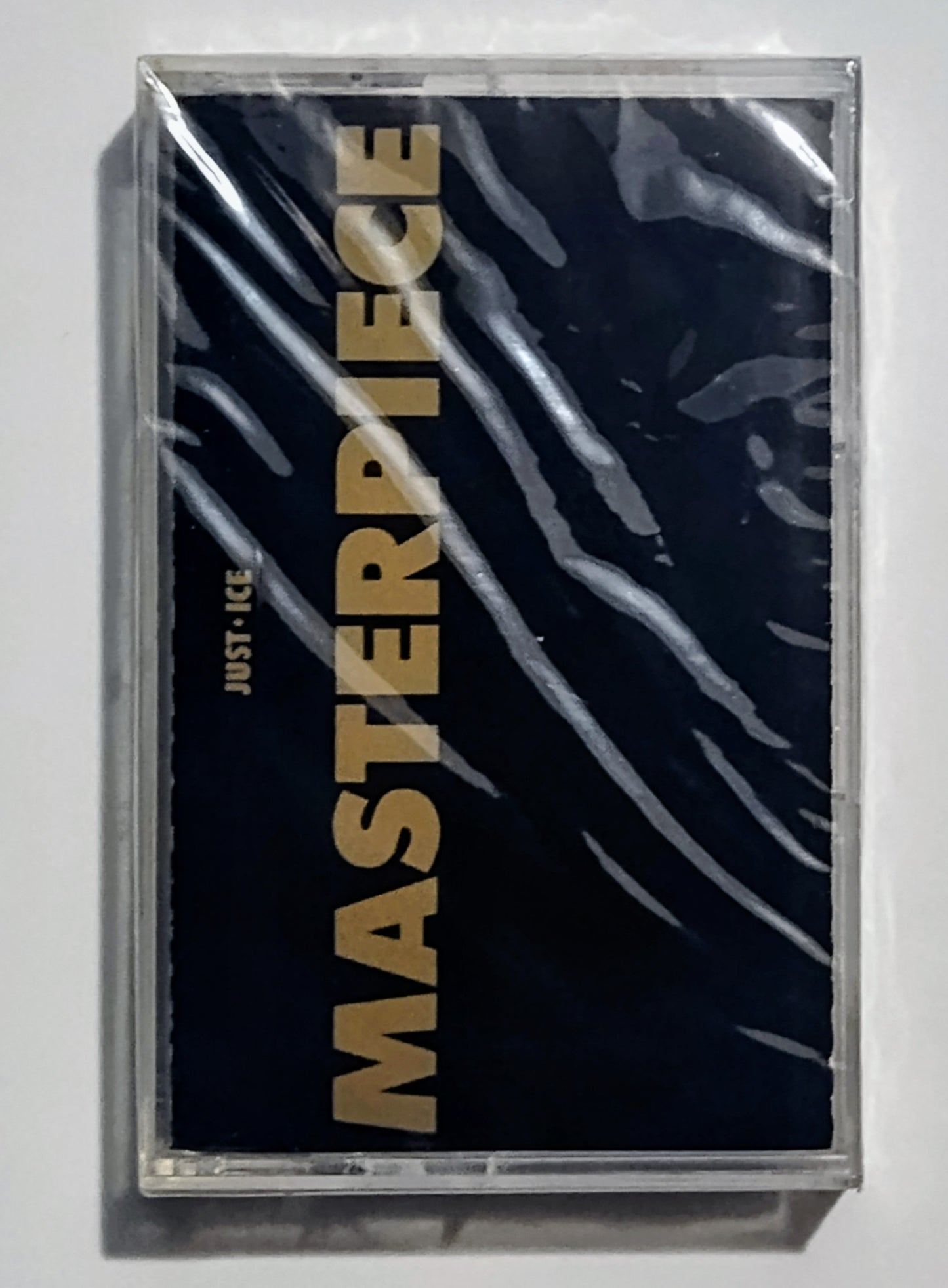 Just•Ice - "Masterpiece" - CASSETTE TAPE NM/M (Sealed; crack on back of case)