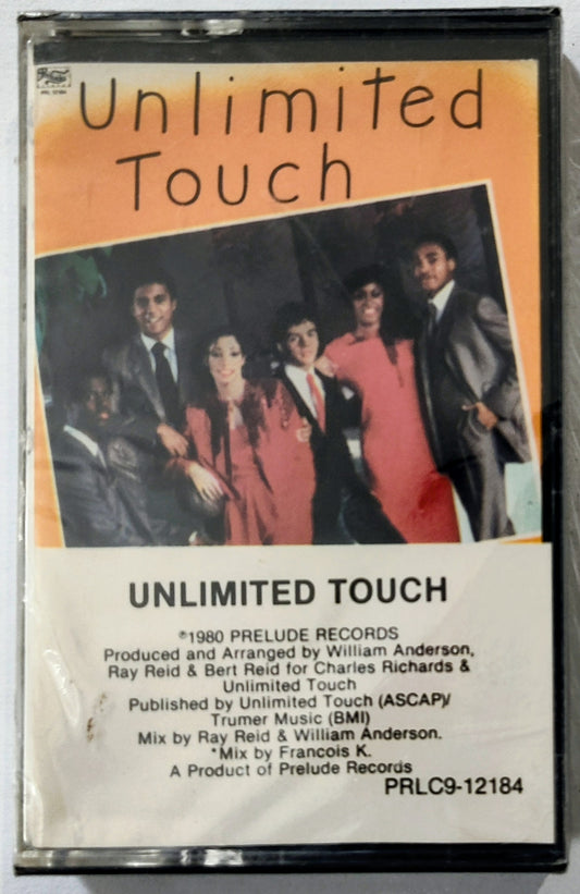 Unlimited Touch - “Unlimited Touch” - CASSETTE TAPE NM/M (Sealed with cracked spine)