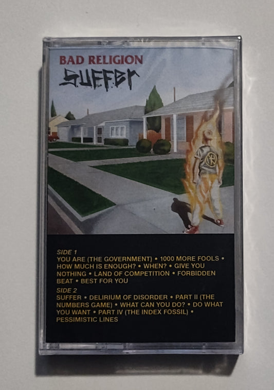 Bad Religion - "Suffer (2025 Tapehead City Reissue)" - CASSETTE TAPE M/M (Sealed)