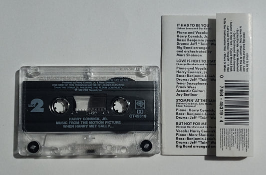 Harry Connick Jr - "When Harry Met Sally Soundtrack" - CASSETTE TAPE (DOLBY) VG+/VG+