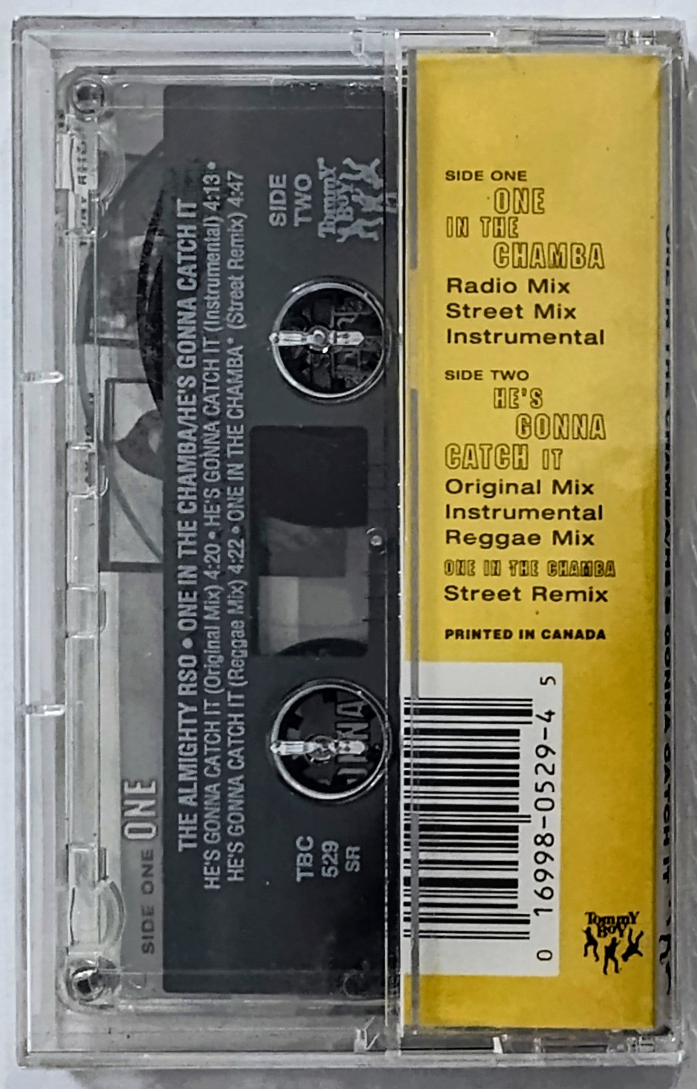 Almighty RSO, The - “One In The Chamba/ He’s Gonna Catch It” - CASSETTE TAPE M/M (Sealed)
