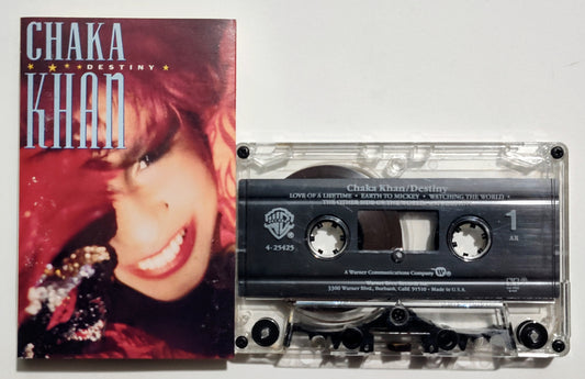 Chaka Khan - "Destiny" - CASSETTE TAPE VG+/VG
