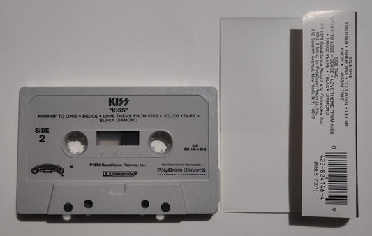 Kiss - "Kiss" - CASSETTE TAPE (DOLBY) VG+/NM