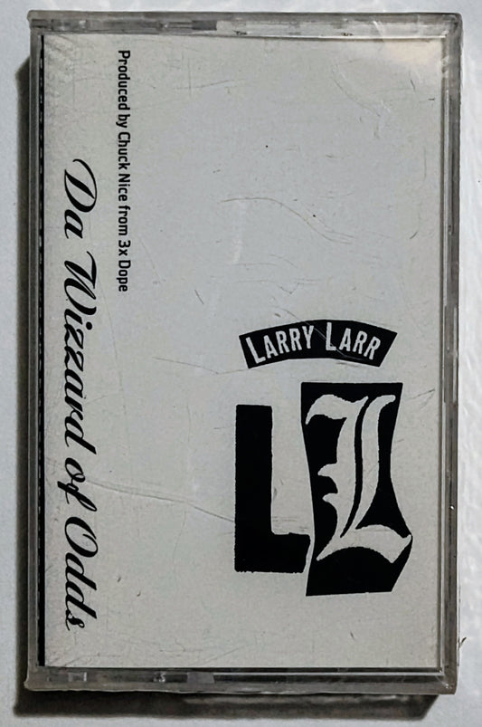 Larry Larr - "Da Wizzard Of Odds" - CASSETTE TAPE M/M (Sealed; scratchy cellophane)