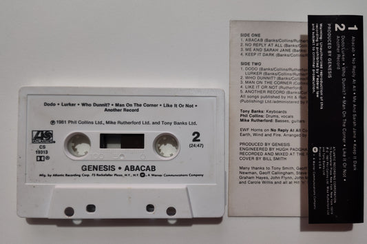 Genesis - "Abacab" - CASSETTE TAPE (DOLBY) VG+/VG ebay