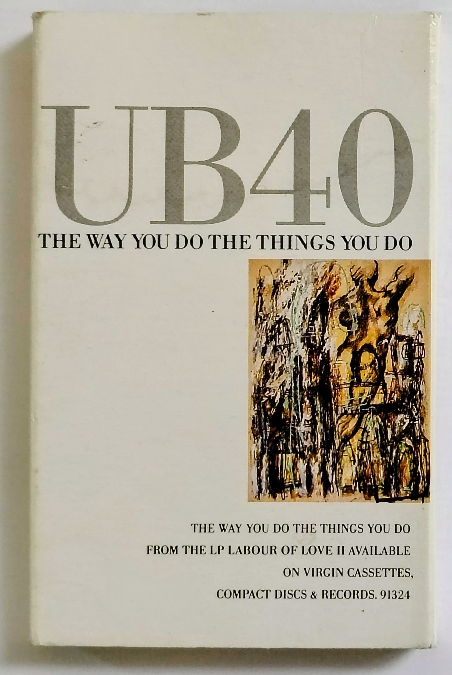 UB40 - “The Way You Do The Things You Do” - CASSETTE TAPE (Single) G+/VG+