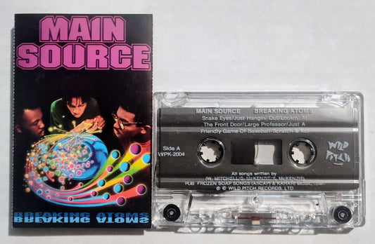 Main Source - "Breaking Atoms" - CASSETTE TAPE VG+/VG+