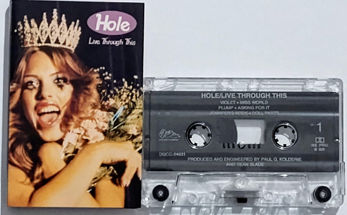 Hole - “Live Through This” - CASSETTE TAPE VG+/VG+